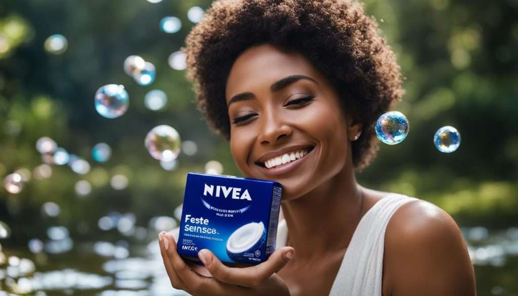Anwendung der Nivea Feste Seife