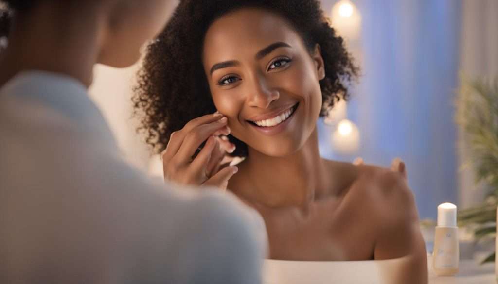 Dove Feste Seife Anwendung