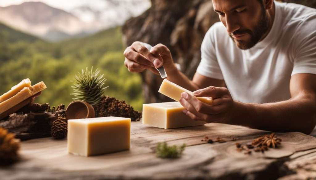 Umweltschutz mit fester Seife