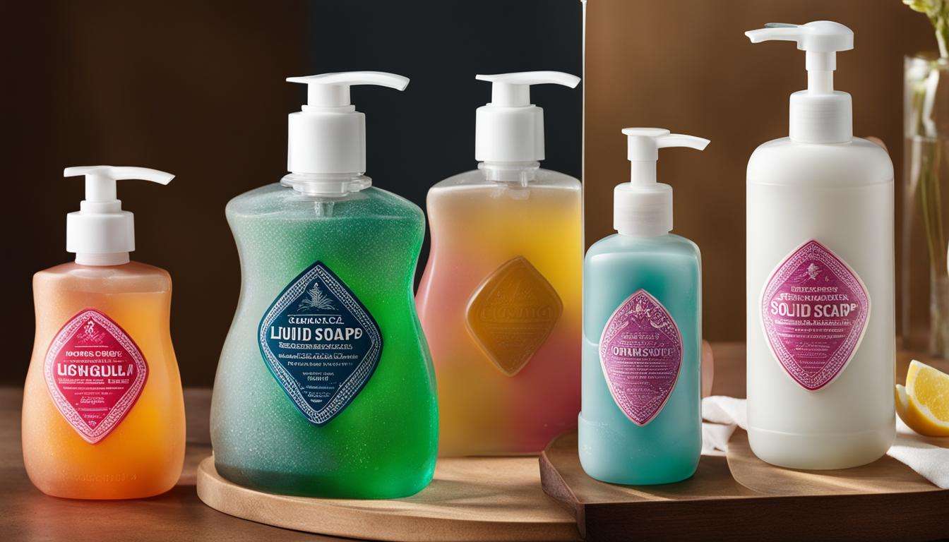 Unterschiede zwischen fester und flüssiger Seife